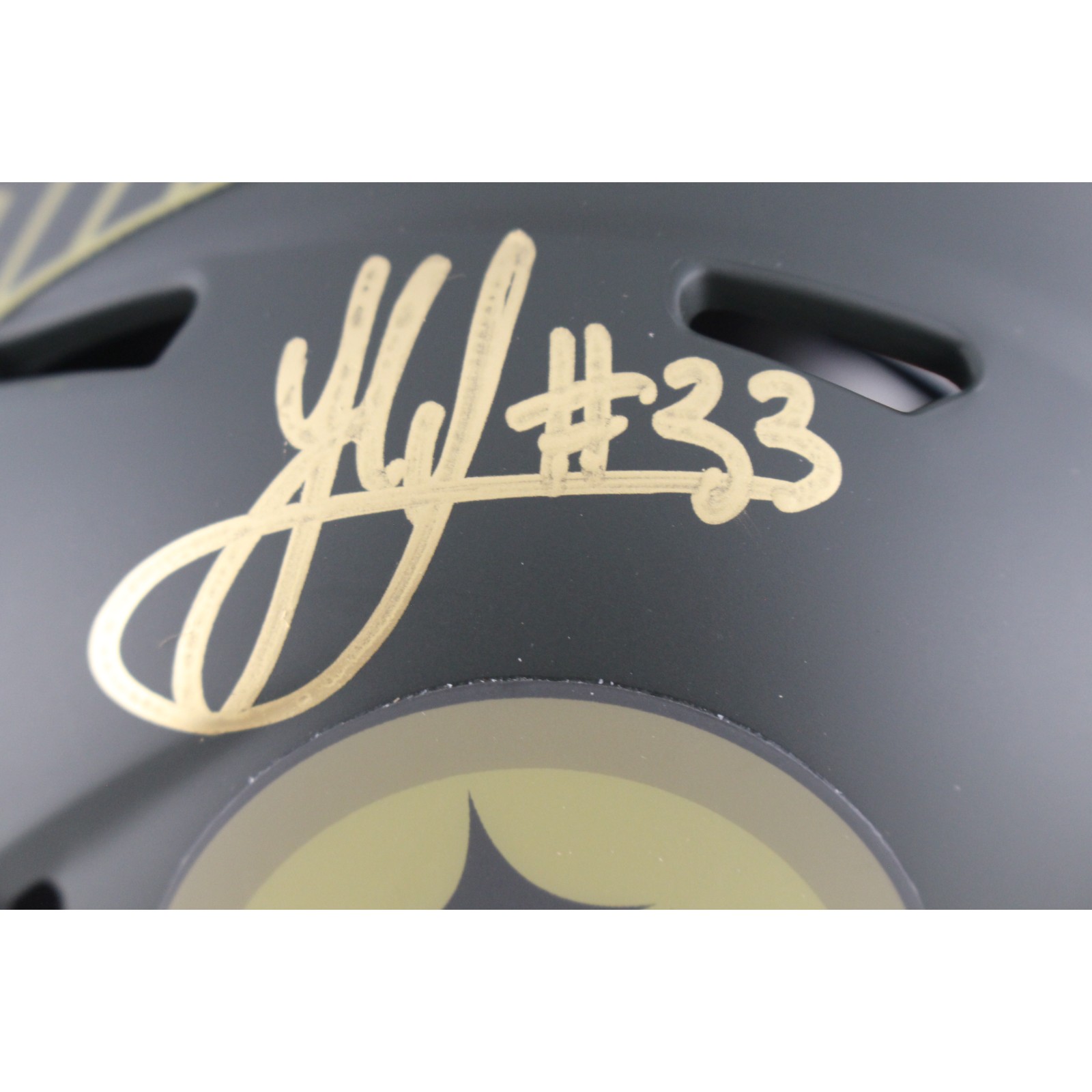 Jack Sawyer Autographed Pittsburgh Steelers Mini Helmet 25 STS Beckett WIT 53146