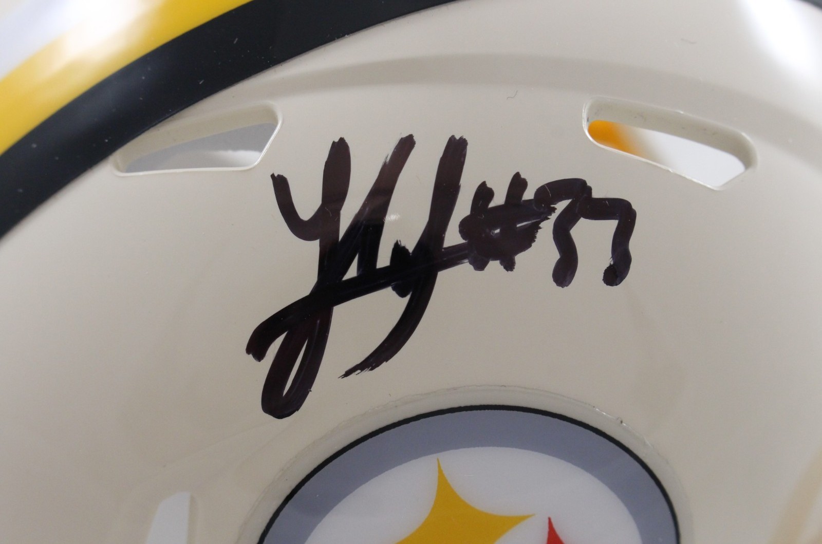 Jack Sawyer Autographed Pittsburgh Steelers Retro Mini Helmet Beckett WIT 56959 3 Jack Sawyer Autographed Pittsburgh Steelers Retro Mini Helmet Beckett WIT 56959