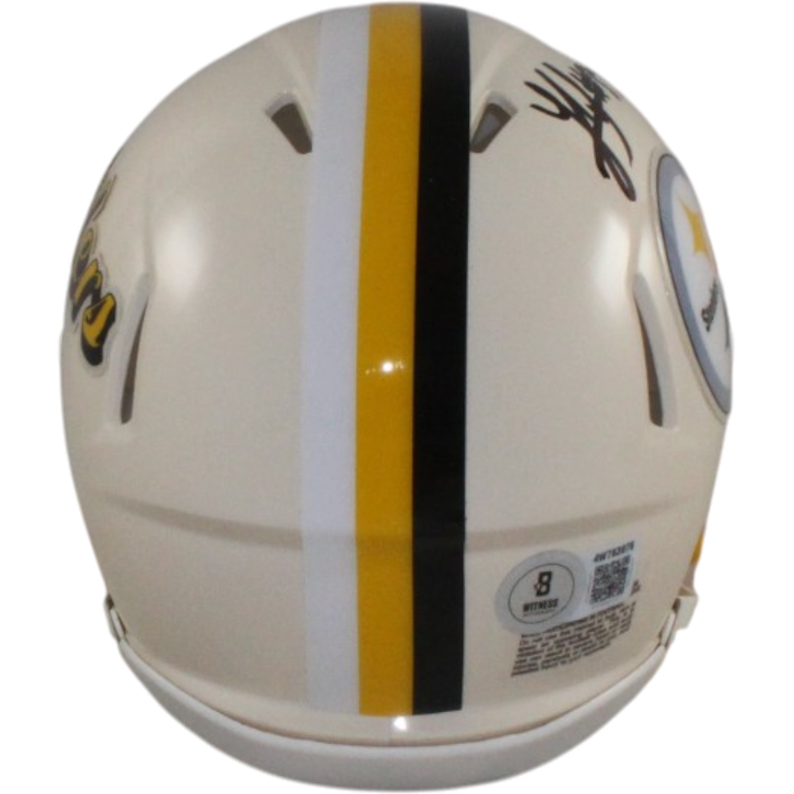 Jack Sawyer Autographed Pittsburgh Steelers Retro Mini Helmet Beckett WIT 56959 4 Jack Sawyer Autographed Pittsburgh Steelers Retro Mini Helmet Beckett WIT 56959