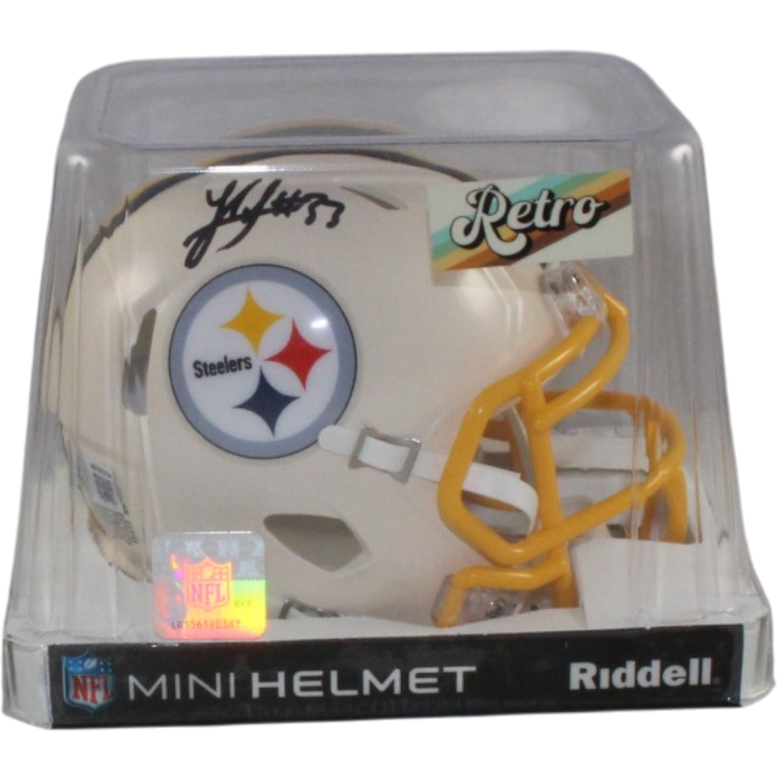 Jack Sawyer Autographed Pittsburgh Steelers Retro Mini Helmet Beckett WIT 56959 6 Jack Sawyer Autographed Pittsburgh Steelers Retro Mini Helmet Beckett WIT 56959