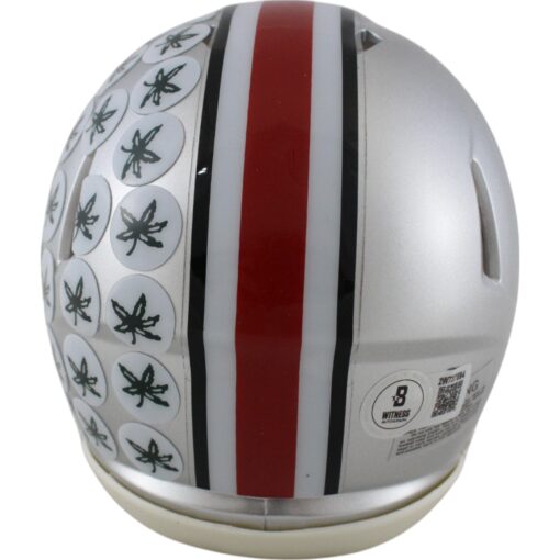 Jack Sawyer Autographed Ohio State Buckeyes Speed Mini Helmet Beckett 49624
