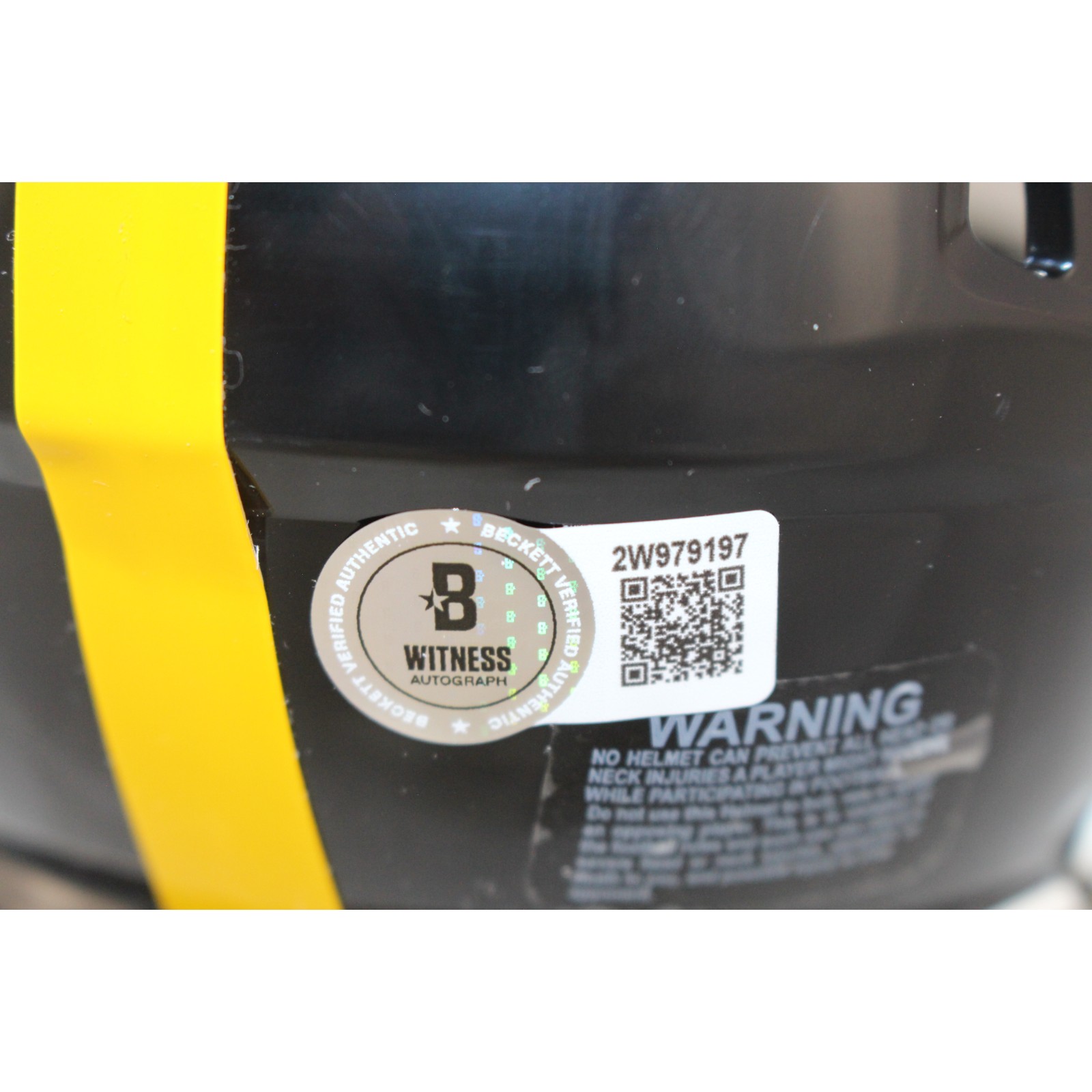 Jack Sawyer Autographed Pittsburgh Steelers Mini Helmet Beckett Witness 51654 4 Jack Sawyer Autographed Pittsburgh Steelers Mini Helmet Beckett Witness 51654