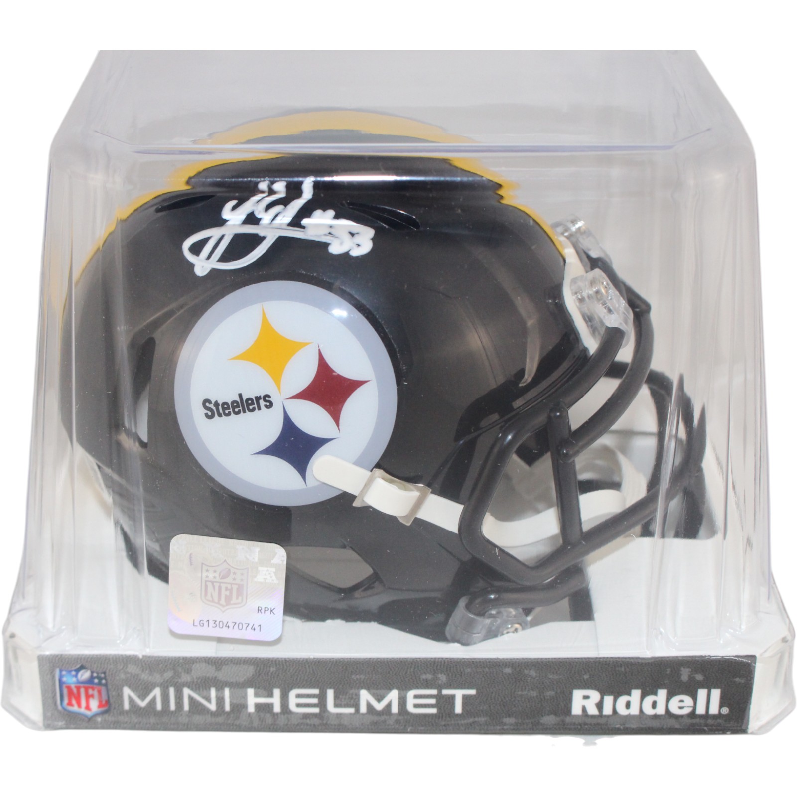 Jack Sawyer Autographed Pittsburgh Steelers Mini Helmet Beckett Witness 51654 5 Jack Sawyer Autographed Pittsburgh Steelers Mini Helmet Beckett Witness 51654