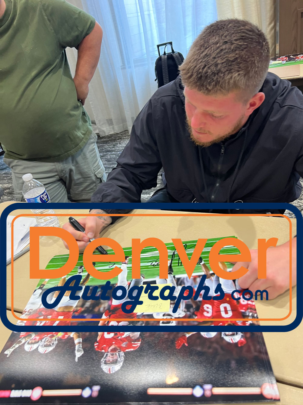 Jack Sawyer Signed Ohio State Buckeyes 16x20 Photo Scoop Score Beckett 53154 5 Jack Sawyer Signed Ohio State Buckeyes 16x20 Photo Scoop Score Beckett 53154