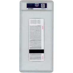 Jack Sawyer Autographed Pittsburgh Steelers 1st NFL Sack Ticket PSA Slab 53150