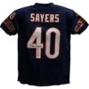 Gale Sayers Autographed/Signed Pro Style Blue XL Jersey HOF JSA 13164