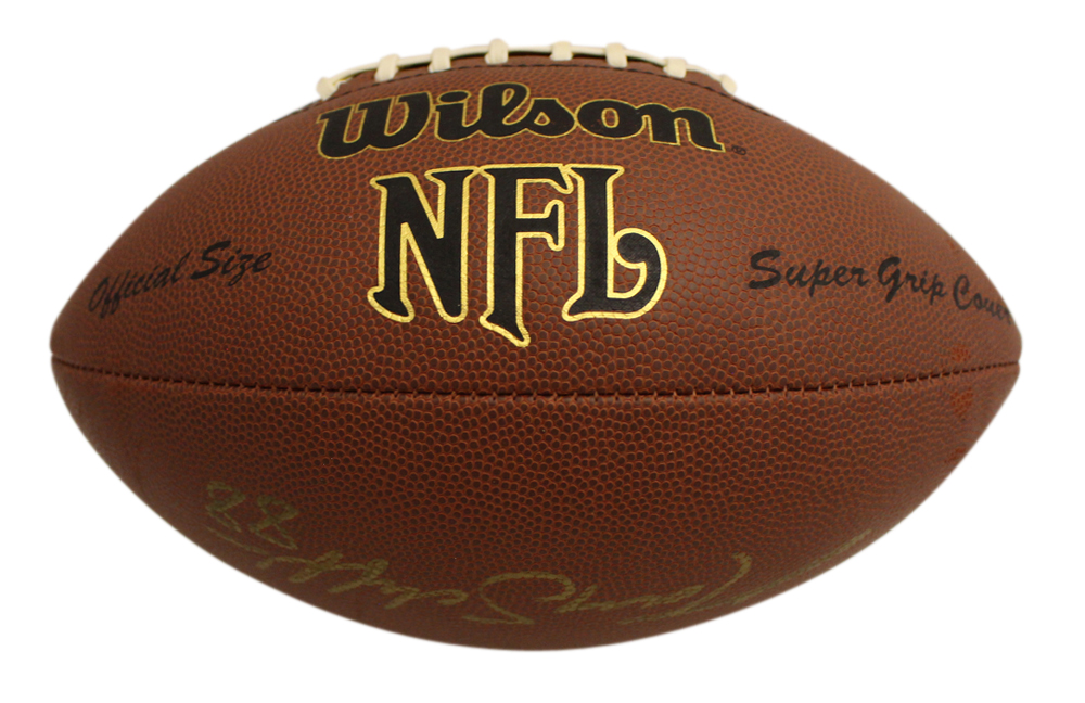 Tony Scheffler Autographed Denver Broncos Super Grip Football Beckett