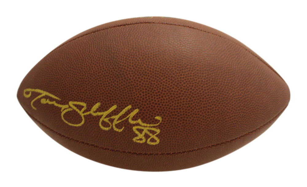 Tony Scheffler Autographed Denver Broncos Super Grip Football Beckett