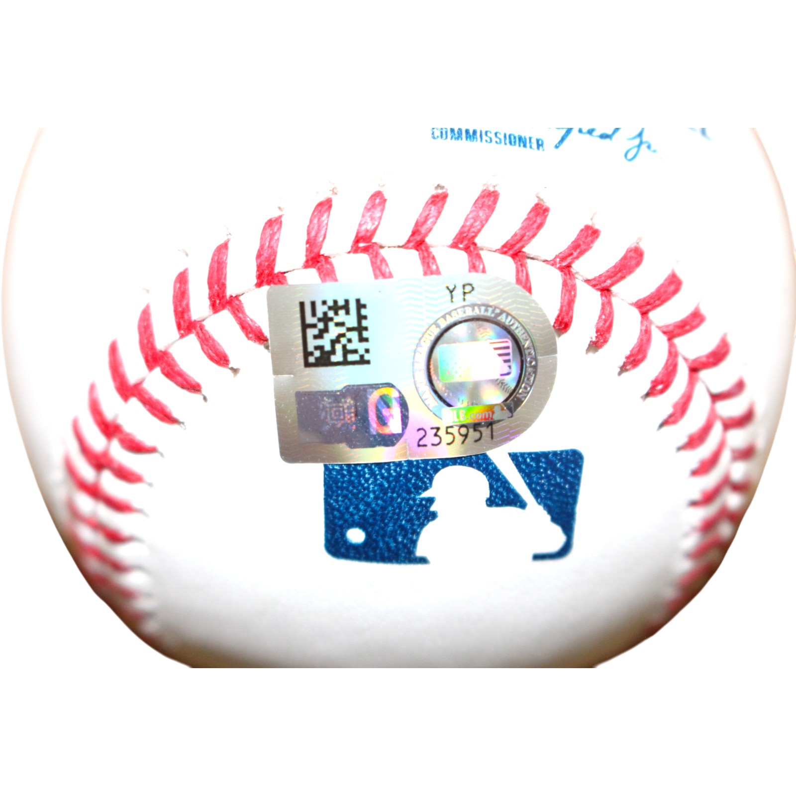 Max Scherzer Autographed/Signed Texas Rangers OML Baseball MLB 54526