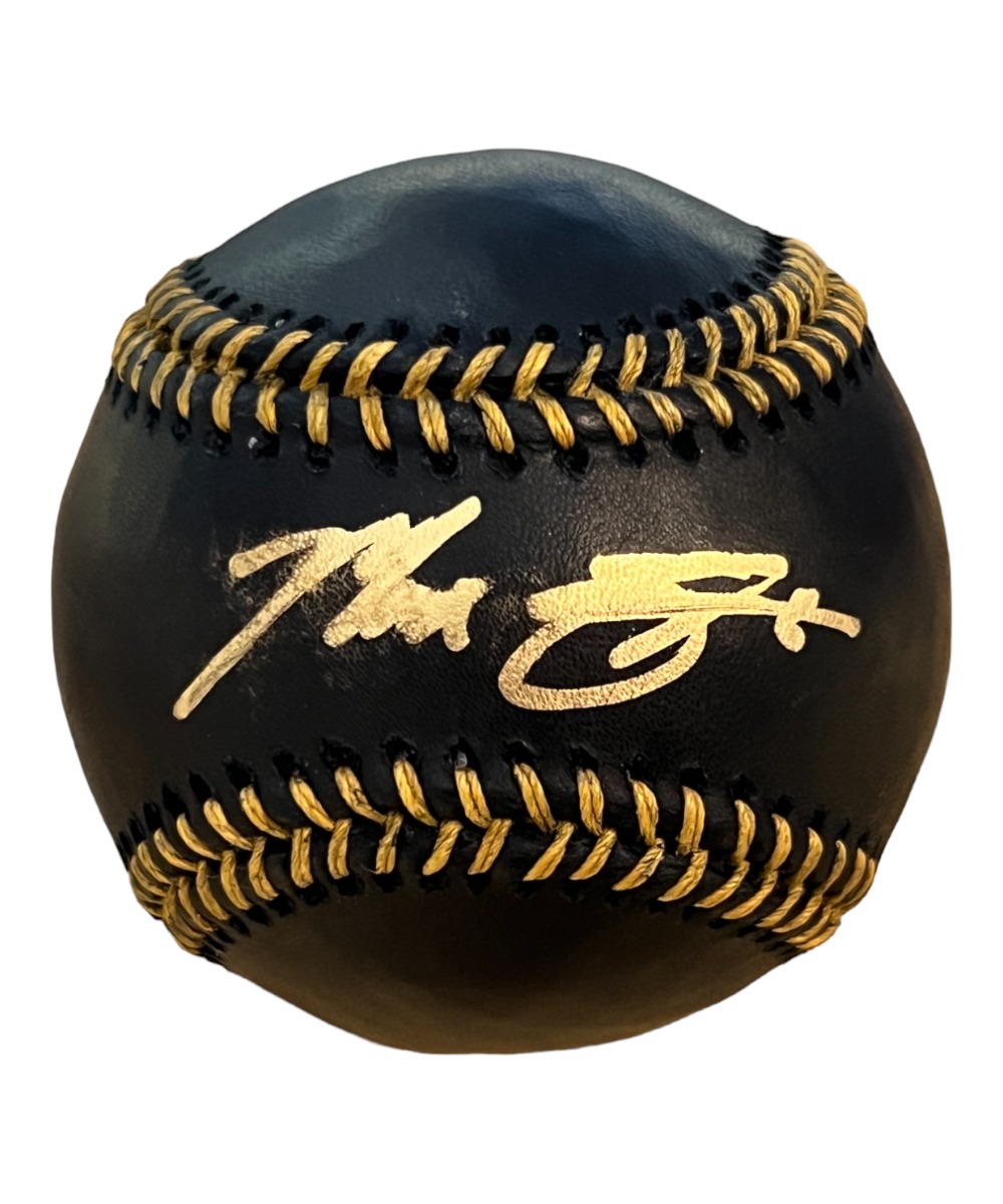 Max Scherzer Autographed Black MLB Baseball New York Mets