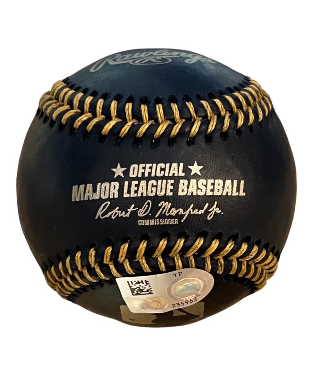 Max Scherzer Autographed Black MLB Baseball New York Mets