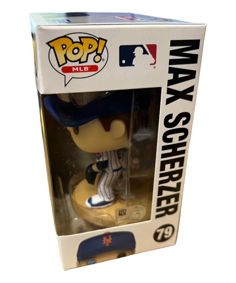 Max Scherzer Autographed Funko Pop MLB  #79 New York Mets MLB