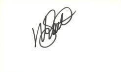 Mike Schmidt Autographed Philadelphia Phillies Index Card BAS 45352
