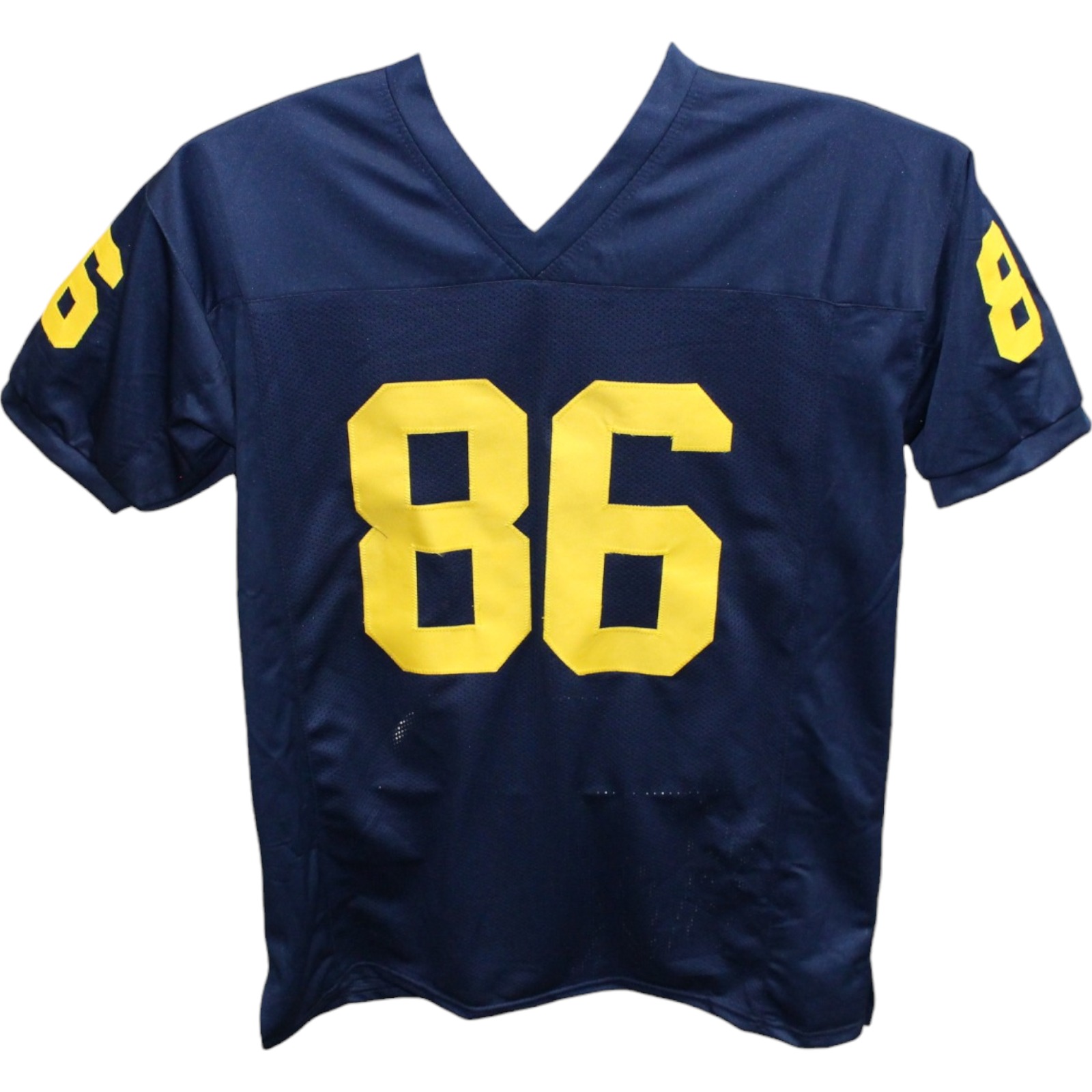 Luke Schoonmaker Autographed College Style Blue Jersey Beckett 