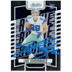 Luke Schoonmaker Autographed 2023 Panini Absolute 121 Trading Card Beckett 59411