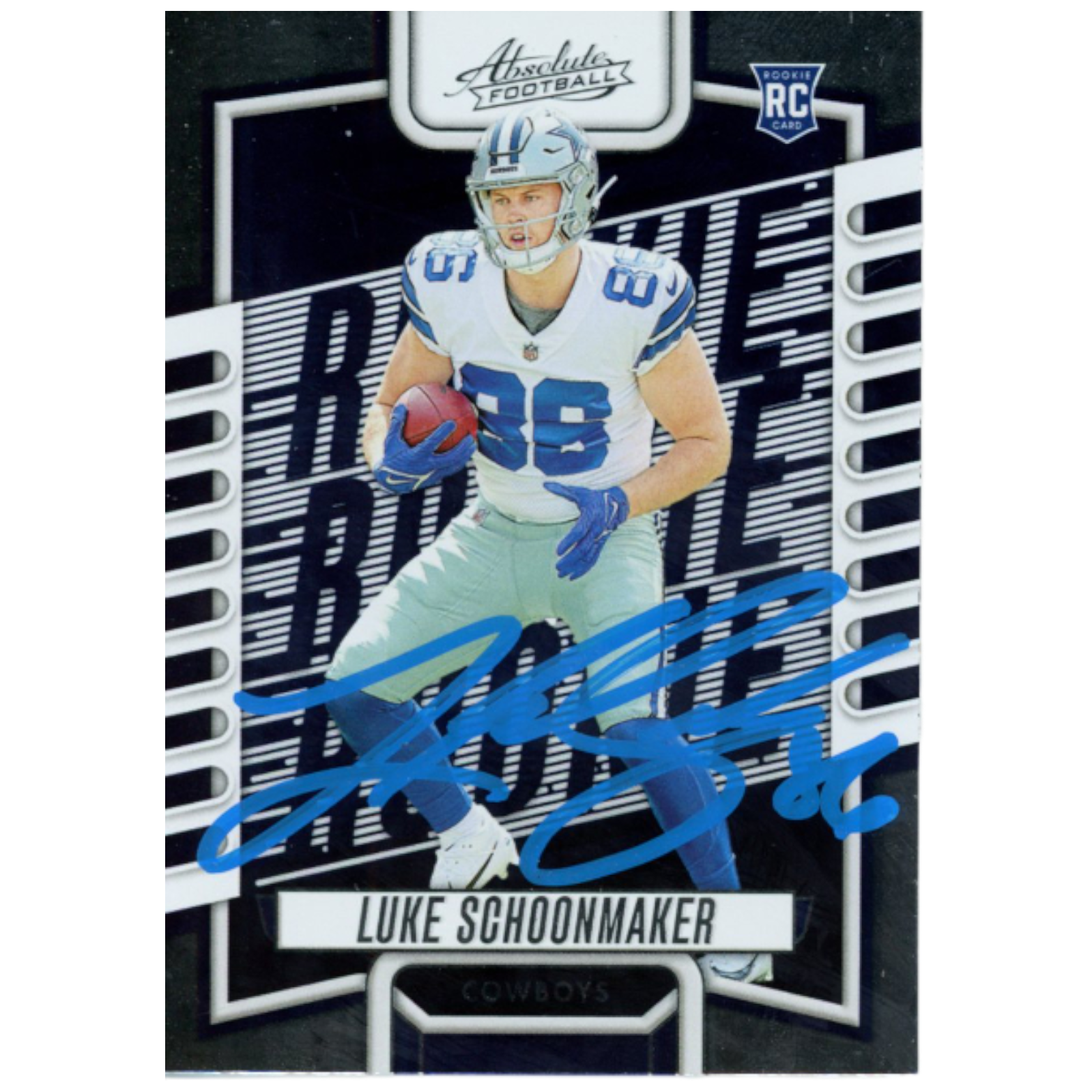 Luke Schoonmaker Autographed 2023 Panini Absolute 121 Trading Card Beckett 59411