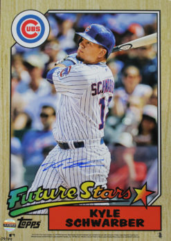 Klye Schwarber Autographed Chicago Cubs 11x14 Photo Topps 9/99 Lojo 20924