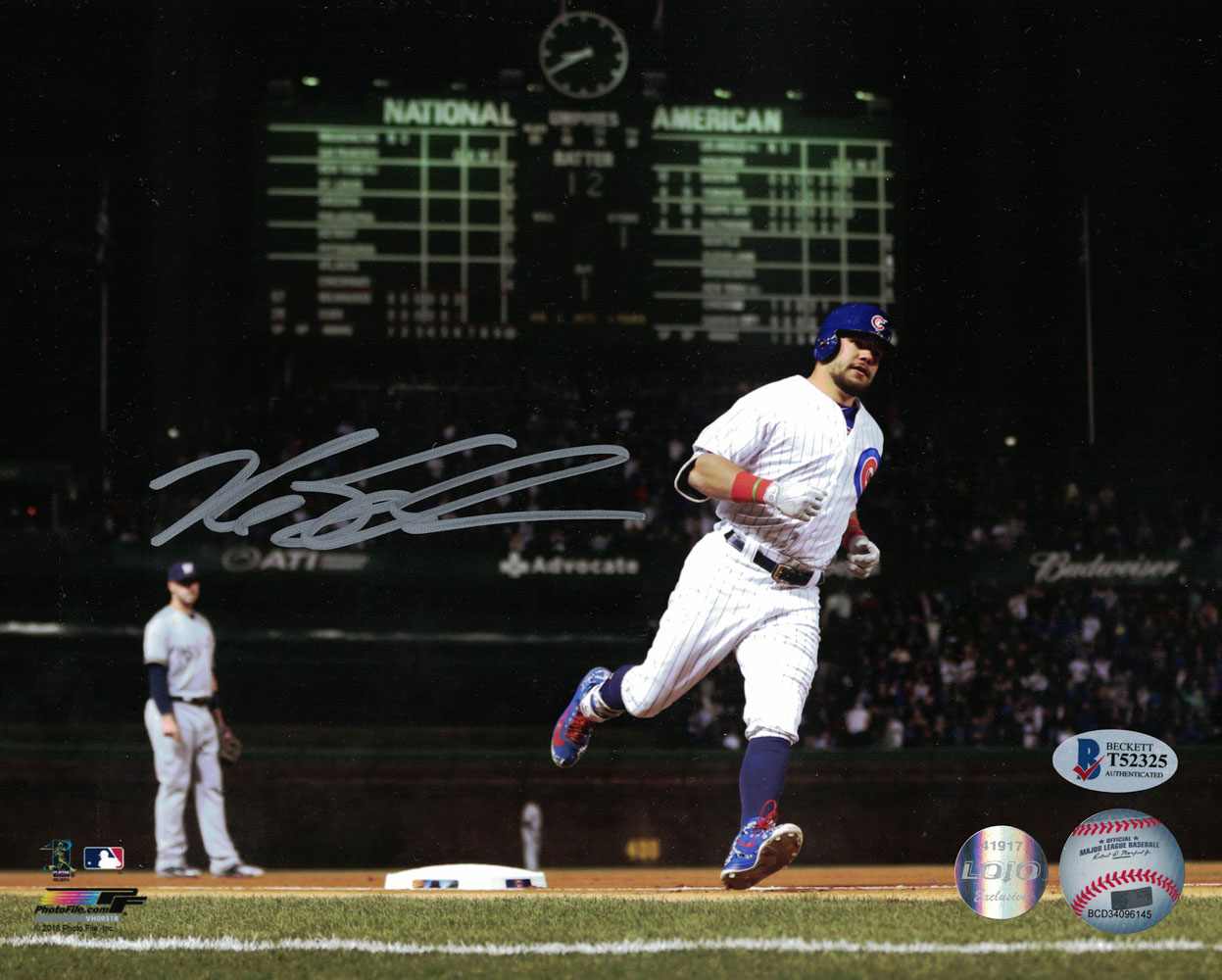 Kyle Schwarber Autographed/Signed Chicago Cubs 8x10 Photo BAS 27301 PF