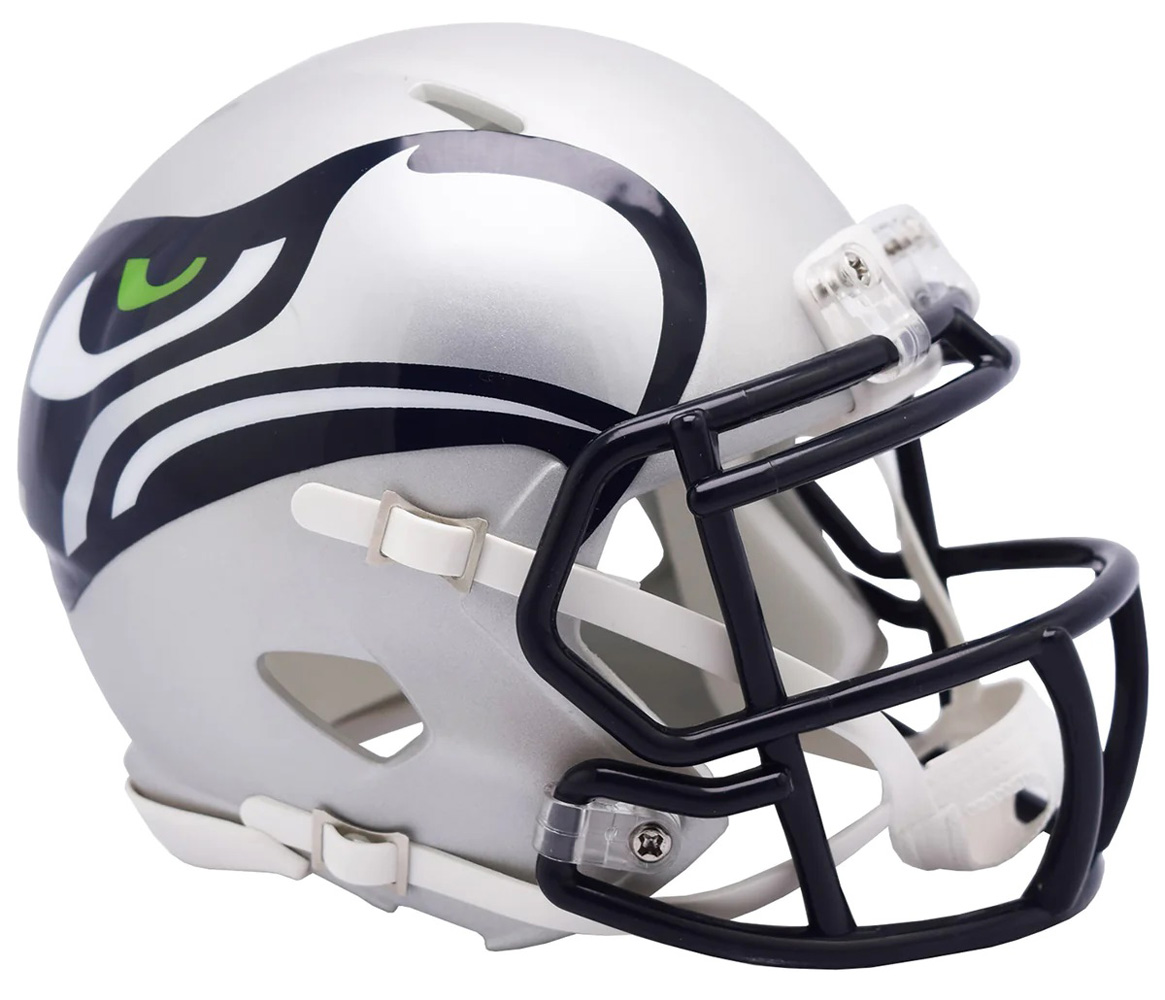 Seattle Seahawks AMP Speed Mini Helmet New In Box Denver Autographs