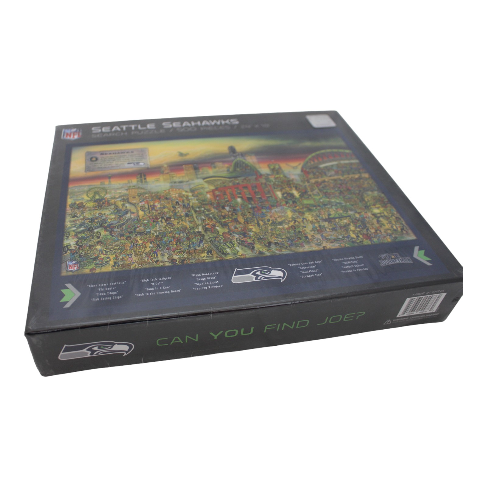 Seattle Seahawks 18"x24" YouTheFan 500 Piece Joe Journeyman Puzzle