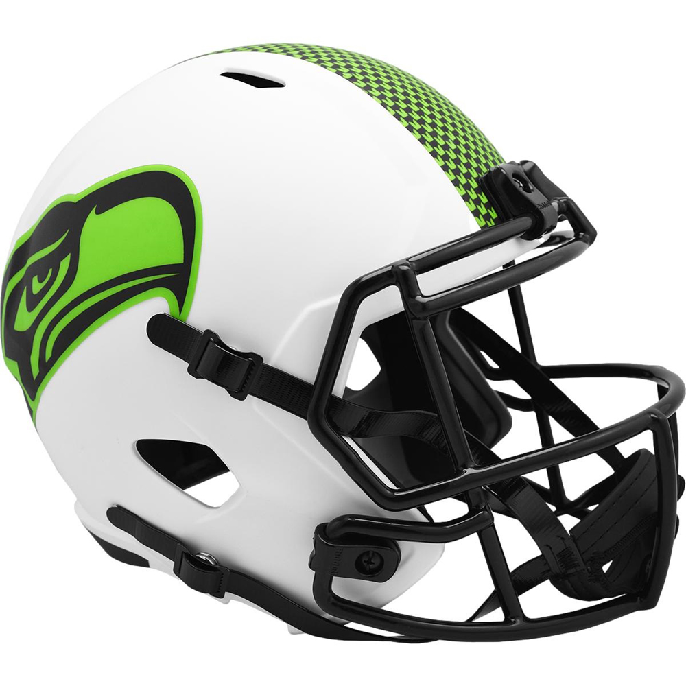 Seattle Seahawks Full Size Lunar Speed Replica Helmet New In Box 28752