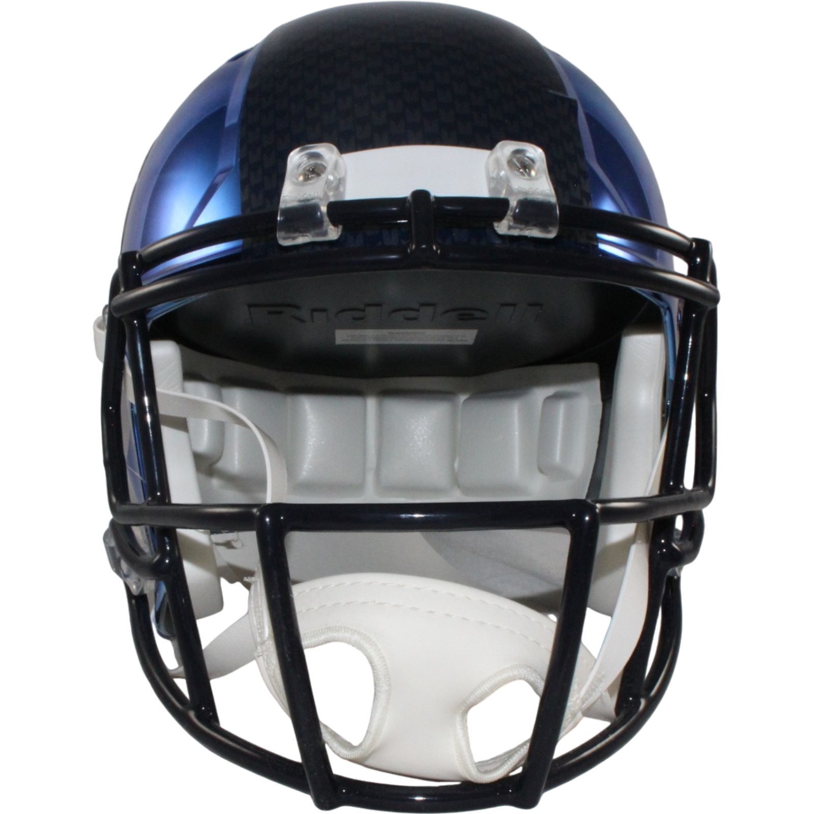 Seattle Seahawks Full Size Replica Chrome Helmet Riddell New In Box 39609