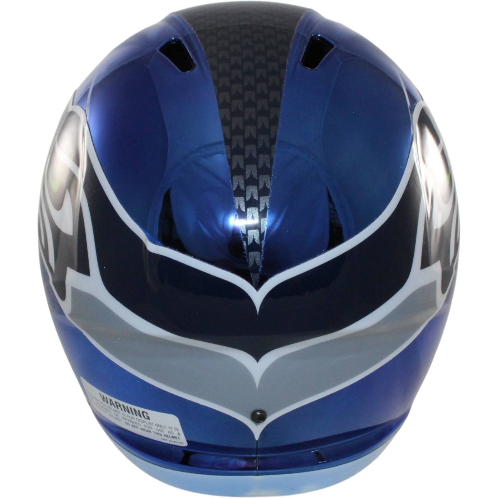 Seattle Seahawks Full Size Replica Chrome Helmet Riddell New In Box 39609 4 Seattle Seahawks Full Size Replica Chrome Helmet Riddell New In Box 39609