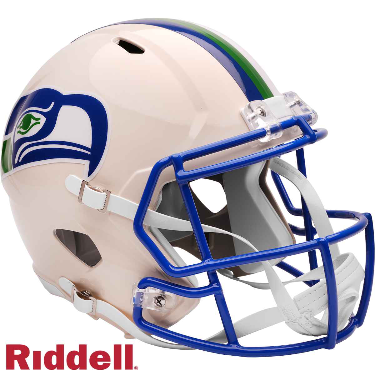 Seattle Seahawks Retro Riddell Full Size Replica Helmet New In Box 55612 1 Seattle Seahawks Retro Riddell Full Size Replica Helmet New In Box 55612