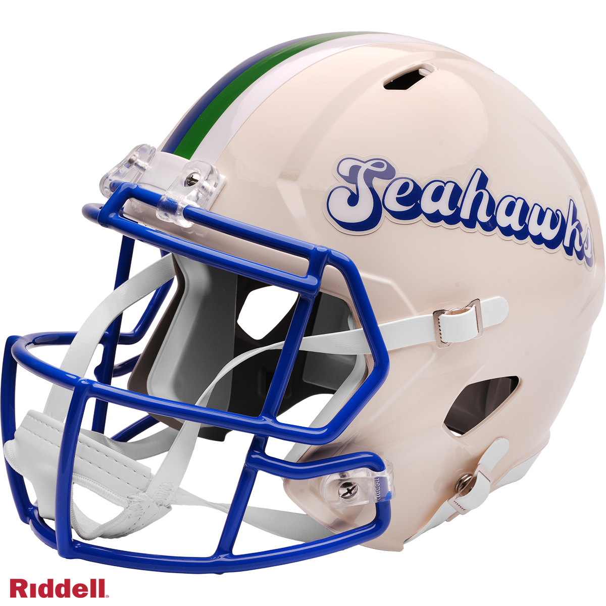 Seattle Seahawks Retro Riddell Full Size Replica Helmet New In Box 55612 4 Seattle Seahawks Retro Riddell Full Size Replica Helmet New In Box 55612