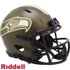 Seattle Seahawks Riddell New In Box 2022 Salute to Service Mini Helmet 35209