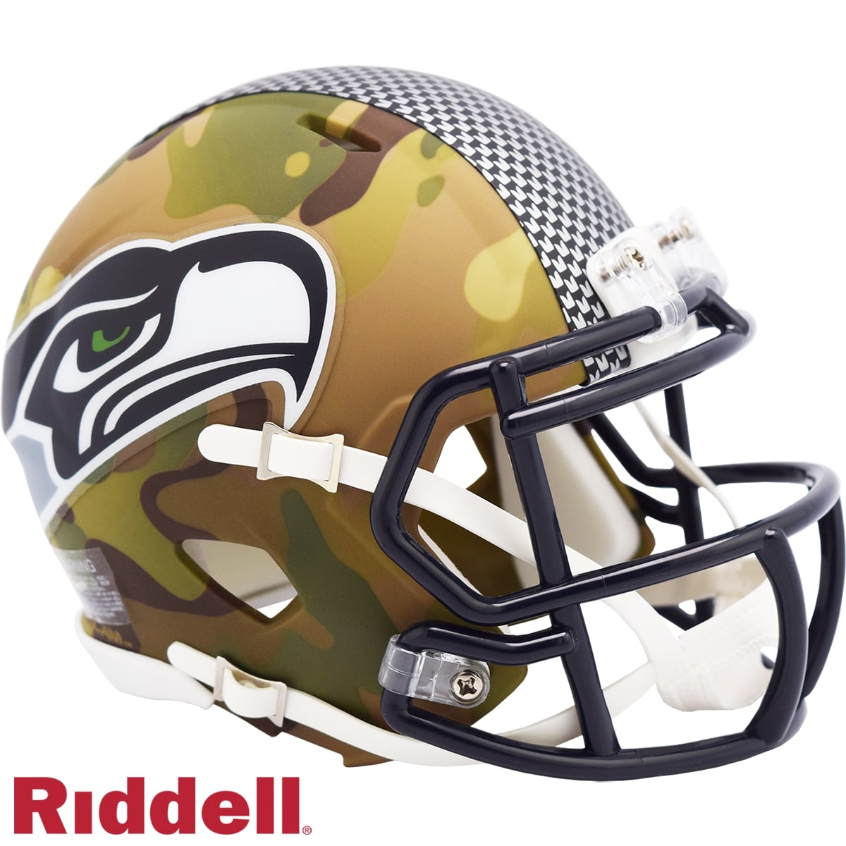 Seattle Seahawks Riddell New In Box Rare Limited Edition Camo Mini Helmet 31289