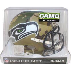 Seattle Seahawks Riddell New In Box Rare Limited Edition Camo Mini Helmet 31289