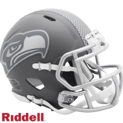 Seattle Seahawks Slate Riddell Mini Helmet New In Box 47502