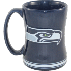 Seattle Seahawks 14oz Relief Mug Drink Ware New 12970