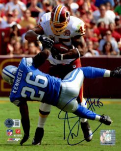 Mike Sellers Autographed/Signed Washington Redskins 8x10 Photo Beckett 56841