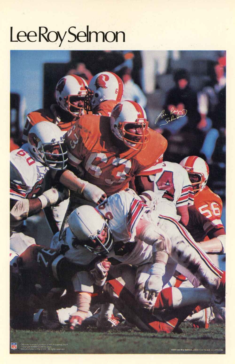 Lee Roy Selmon Tampa Bay Buccaneers Mini Poster 43/50 Marketcom 46228