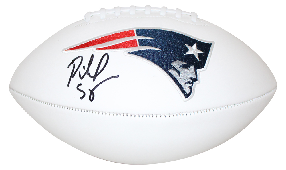 Richard Seymour Autographed New England Patriots Logo Football BAS 32339