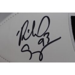 Richard Seymour Signed Las Vegas Raiders Logo Football HOF Beckett 45798