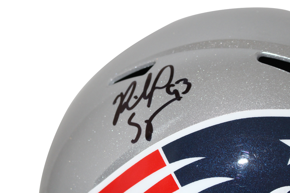 Richard Seymour Signed New England Patriots F/S Speed Helmet BAS 32336