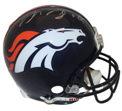 Shannon Sharpe Signed Denver Broncos Authentic VSR4 Helmet Beckett