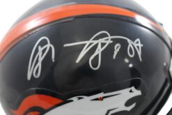 Shannon Sharpe Autographed Denver Broncos VSR4 Mini Helmet Beckett 55387