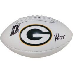 Sterling Sharpe Autographed Green Bay Packers Logo Football HOF Beckett W 53896
