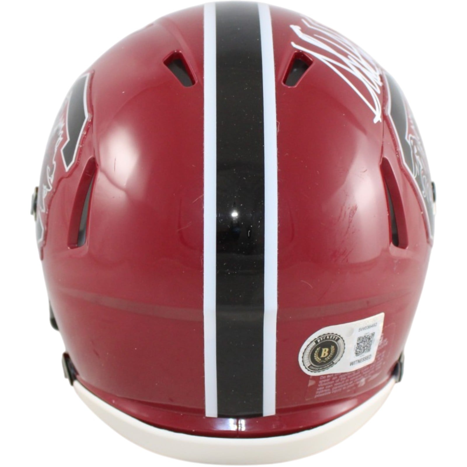 Sterling Sharpe Signed South Carolina Gamecocks Helmet Mini Cardinal BAS 58528 3 Sterling Sharpe Signed South Carolina Gamecocks Helmet Mini Cardinal BAS 58528