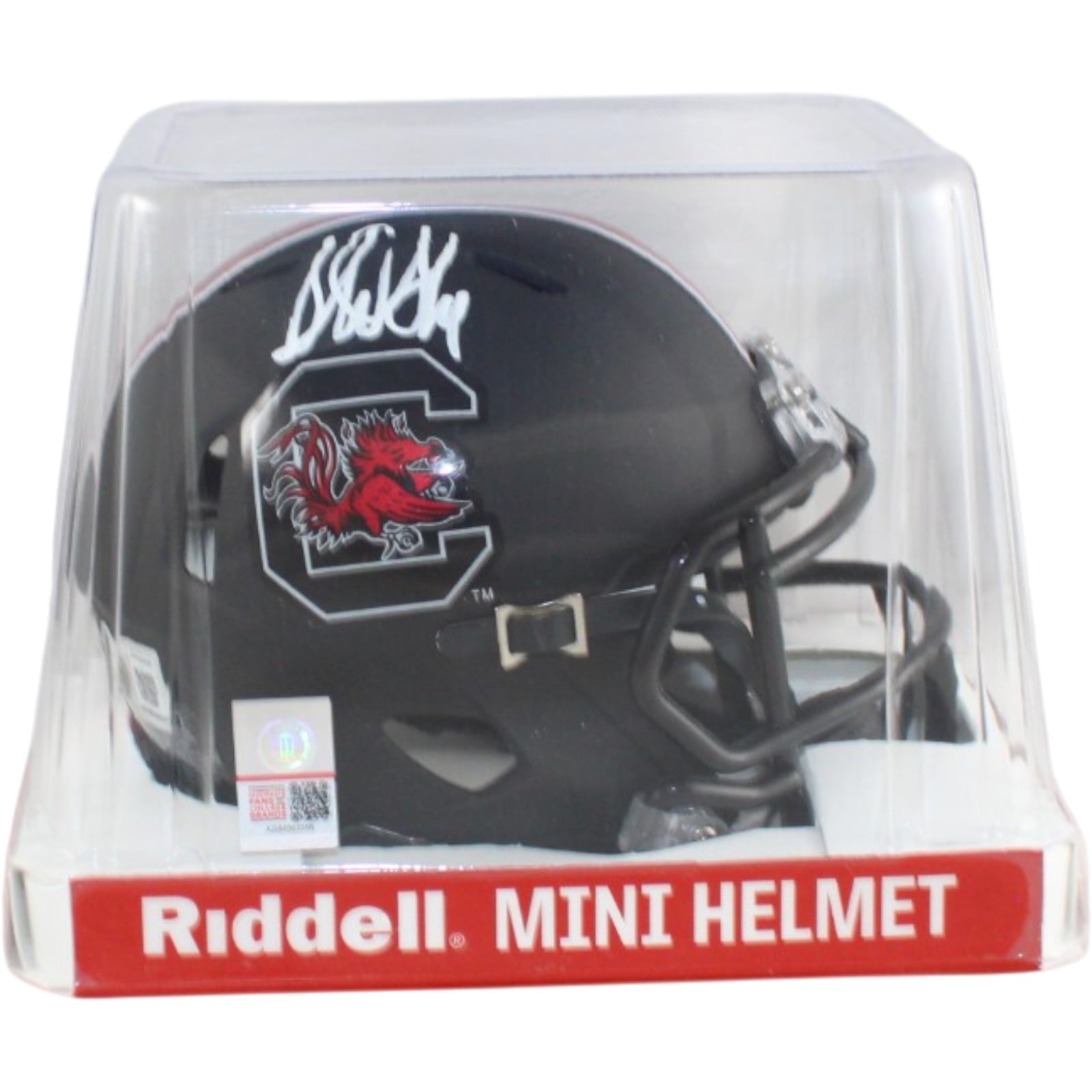 Sterling Sharpe Signed South Carolina Gamecocks Matte Black Mini Beckett 58530 5 Sterling Sharpe Signed South Carolina Gamecocks Matte Black Mini Beckett 58530