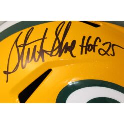 Sterling Sharpe Autographed Green Bay Packers F/S Helmet HOF Beckett W 53898