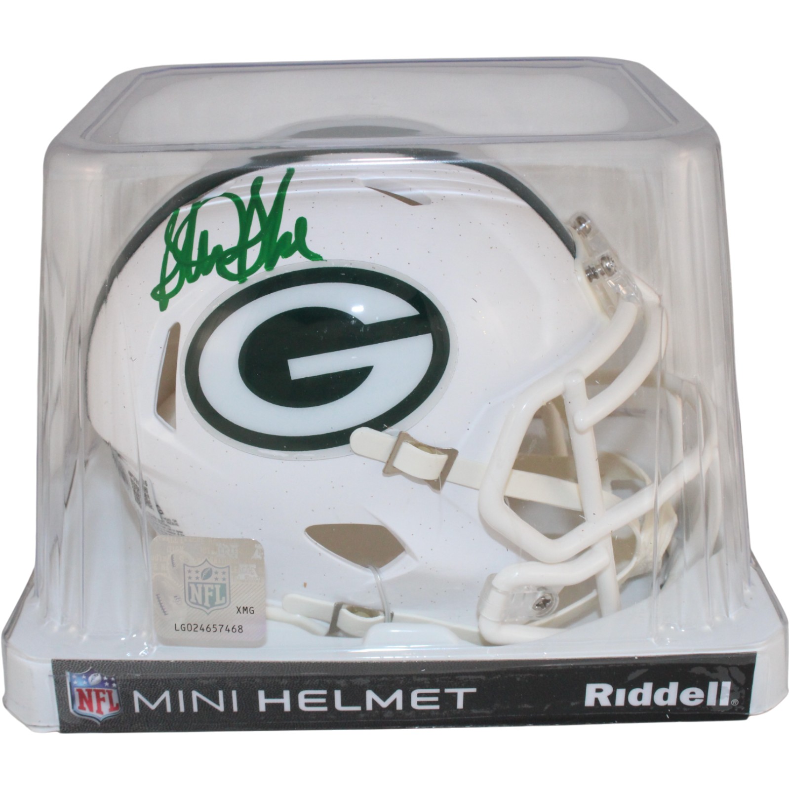 Sterling Sharpe Autographed Green Bay Packers 24 Alt Mini Helmet Beckett W 53893 5 Sterling Sharpe Autographed Green Bay Packers 24 Alt Mini Helmet Beckett W 53893