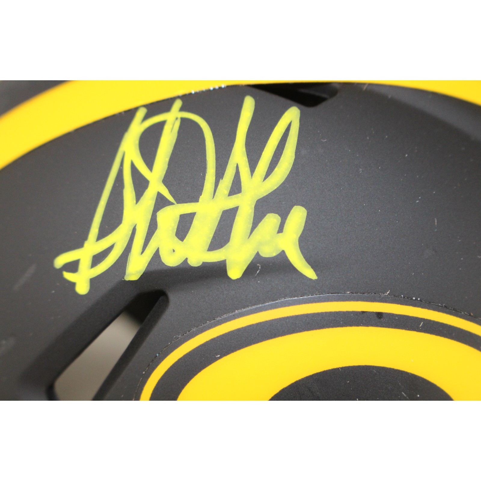 Sterling Sharpe Autographed Green Bay Packers Eclipse Mini Helmet Beckett 53884