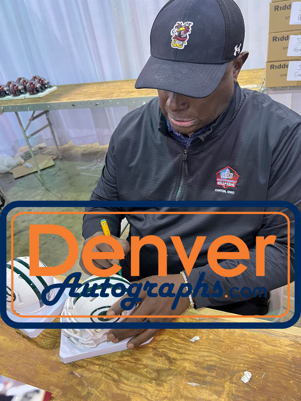 Sterling Sharpe Autographed Green Bay Packers 24 Alt Mini Helmet Beckett W 53893 6 Sterling Sharpe Autographed Green Bay Packers 24 Alt Mini Helmet Beckett W 53893