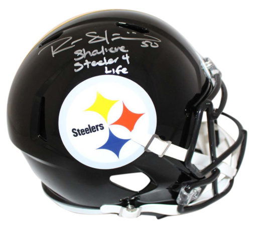 Ryan Shazier Autographed Pittsburgh Steelers Replica Helmet 2 Insc BAS 24101