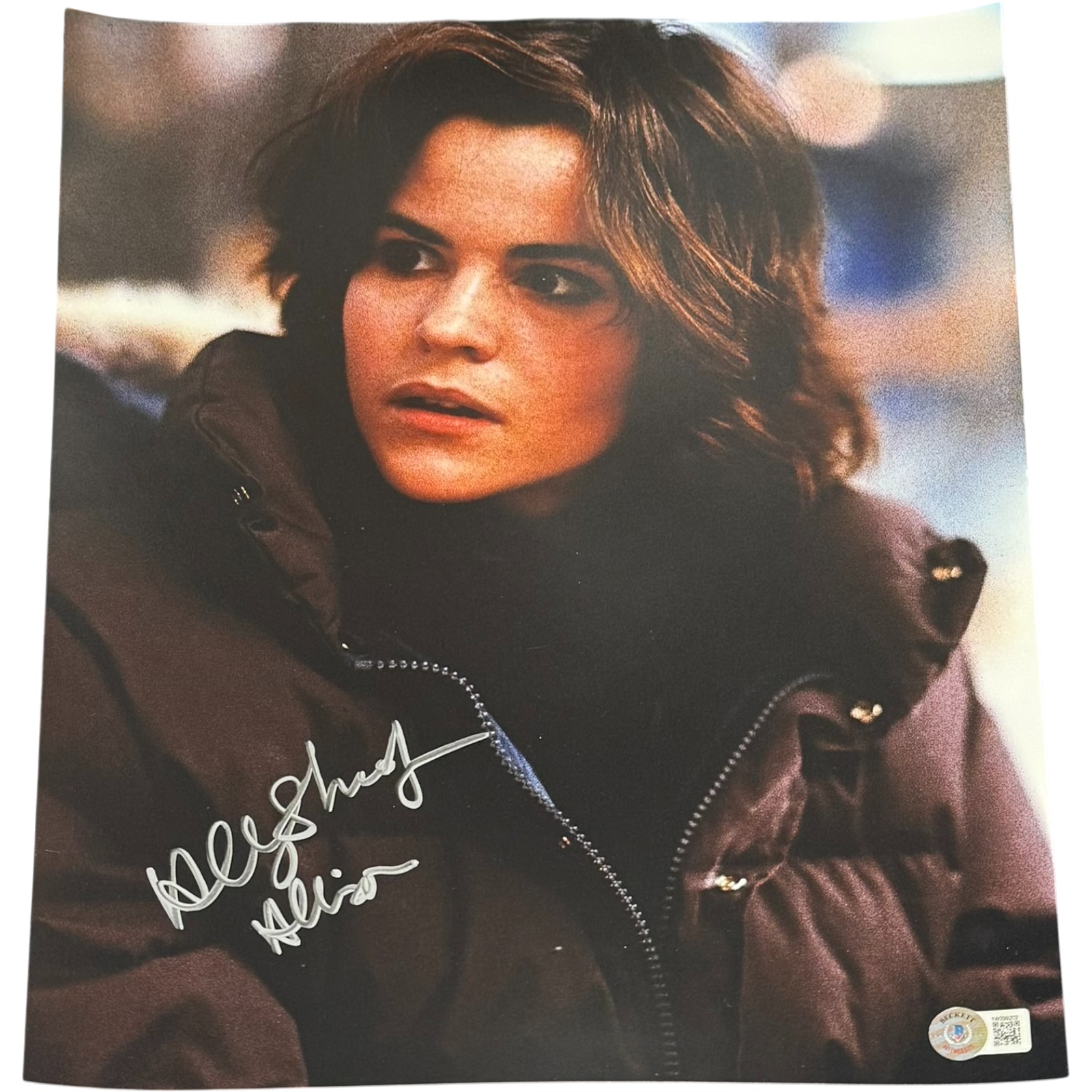 Ally Sheedy Autographed The Breakfast Club 11x14 Photo Allison Beckett 54365